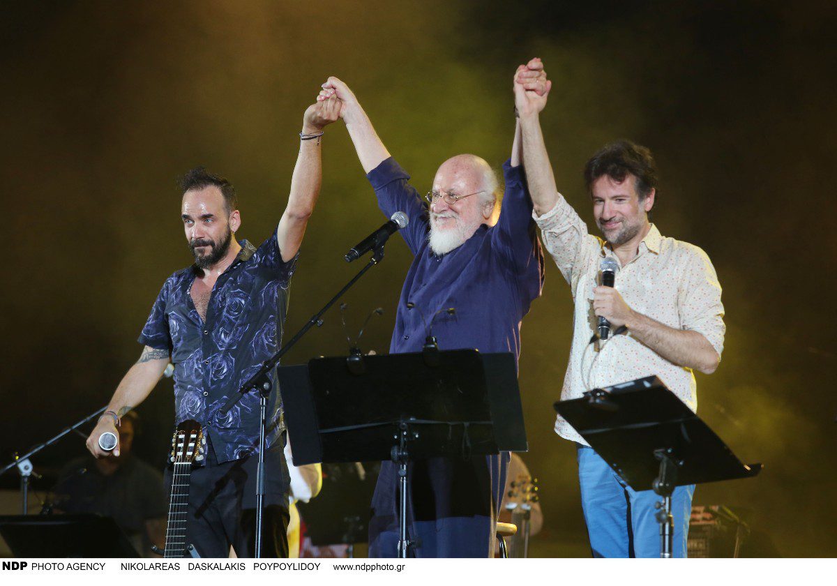 Πάνος Μουζουράκης, Διονύσης Σαββόπουλος, Κωστής Μαραβέγιας