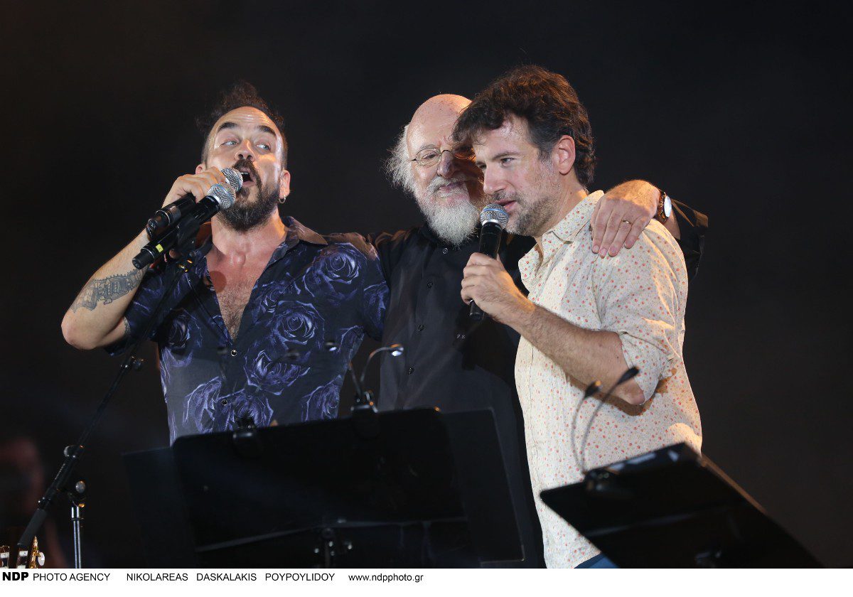 Πάνος Μουζουράκης, Διονύσης Σαββόπουλος, Κωστής Μαραβέγιας