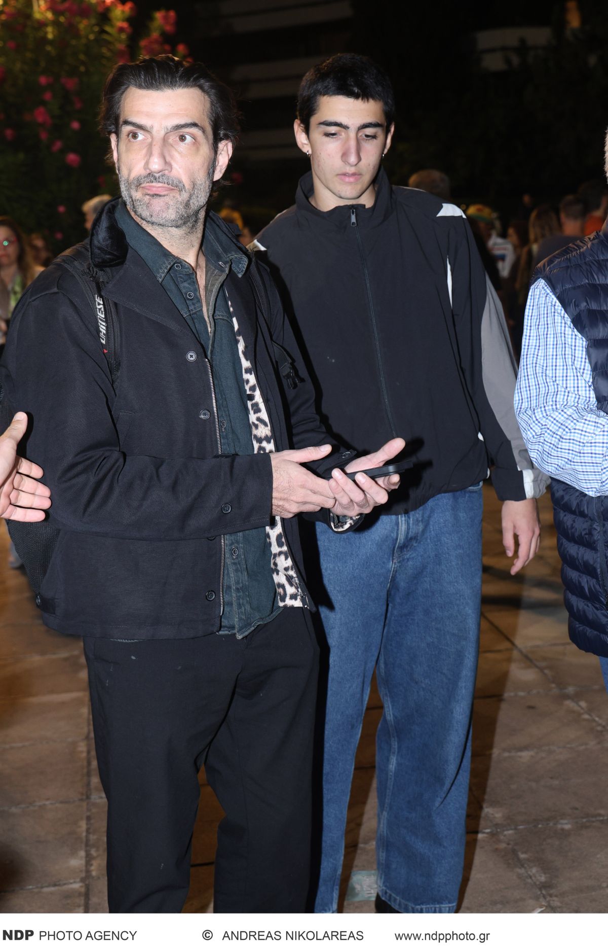 Ο Νίκος Κουρής με τον γιο του, Πέτρο