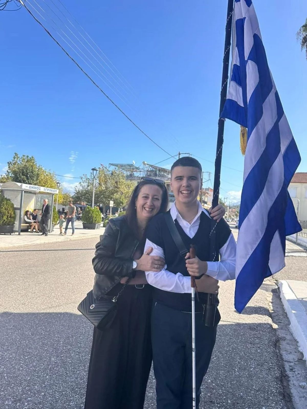 Ο σημαιοφόρος στο Αγρίνιο