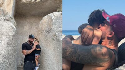 Ο Δημήτρης Αλεξάνδρου και ο μικρός Πάρης