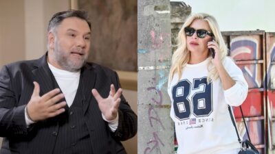 Ο Γρηγόρης Αρναούτογλου και η Ελένη Μενεγάκη