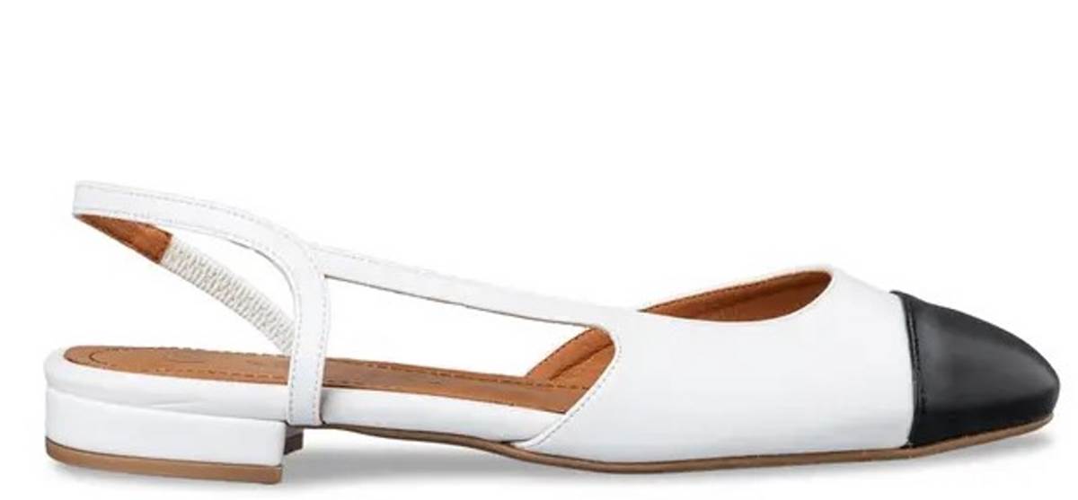 Δίχρωμες μπαλαρίνες envie shoes