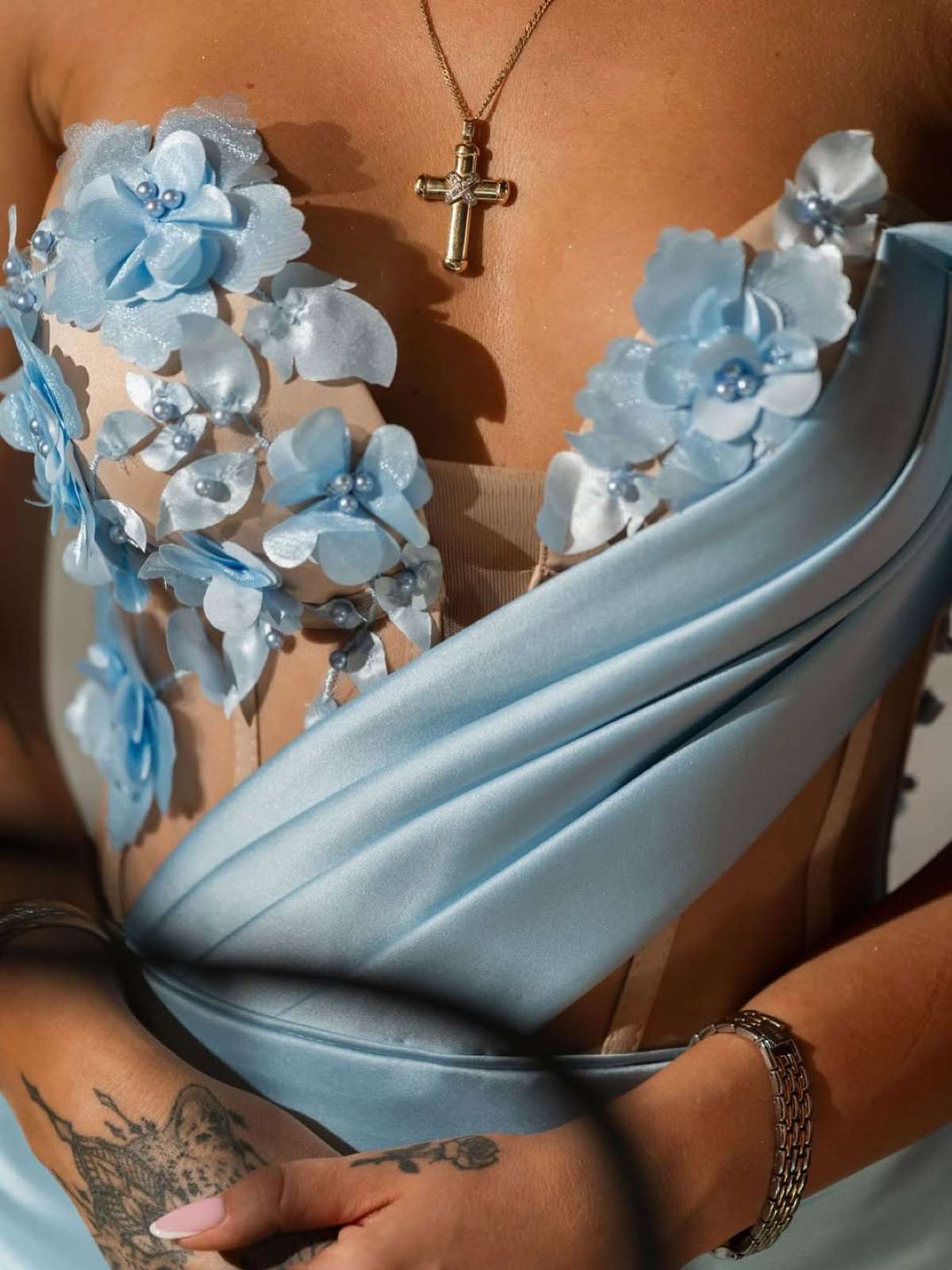 Η Έλενα Τσαγκρινού και ο DJ Stephan στη βάπτιση του γιου τους