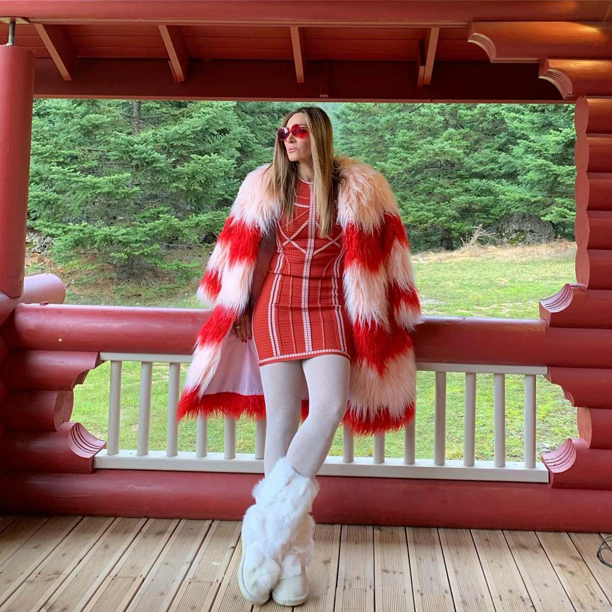 H Ελένη Πετρουλάκη στην Αράχωβα