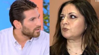 Ο Ετεοκλής Παύλου και η Σοφία Μουτίδου