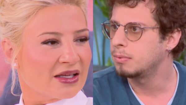 Η Φαίη Σκορδά και ο Βαγγέλης Δαούσης