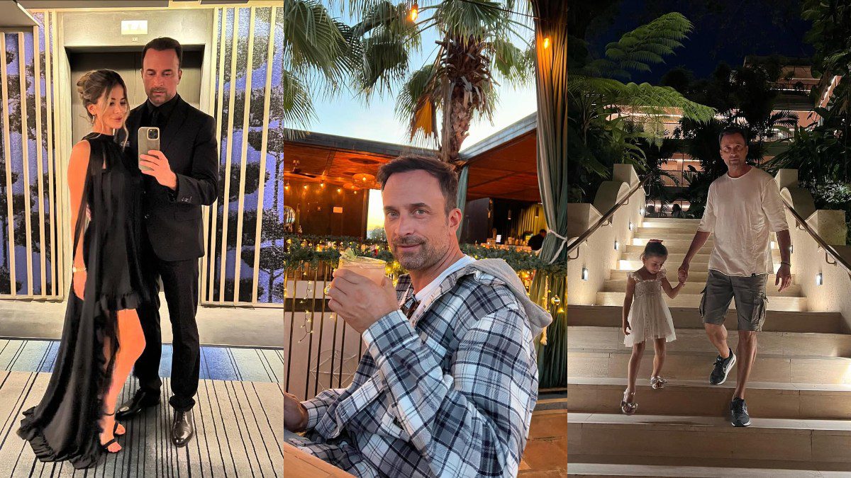 Ο Γιώργος Λιανός με την σύζυγο και την κόρη του