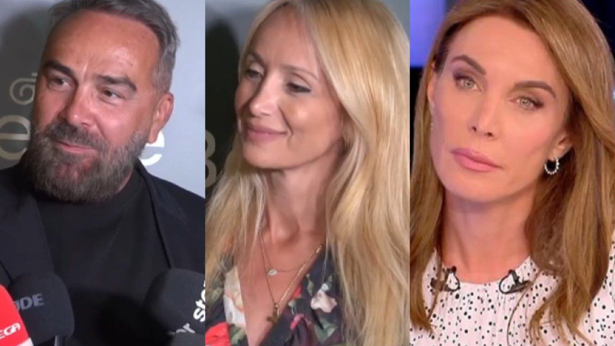 Ο Γρηγόρης Γκουντάρας, η Ναταλί Κάκκαβα και η Τατιάνα Στεφανίδου