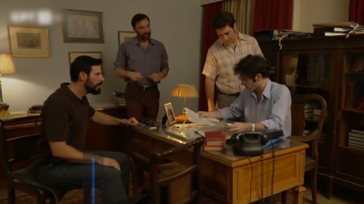 Ο Νικόλας, ο Βασίλης, ο Αλέξης και ο Κωνσταντής στη σειρά Ηλέκτρα