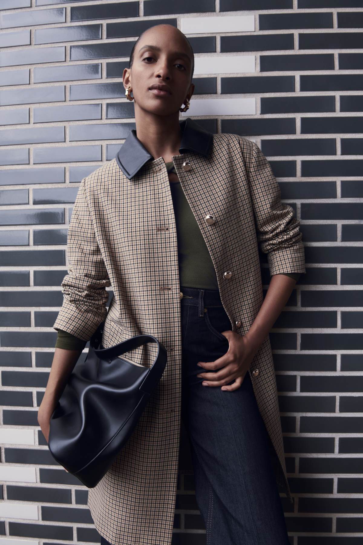 καρό πανωφόρι marks and spencer