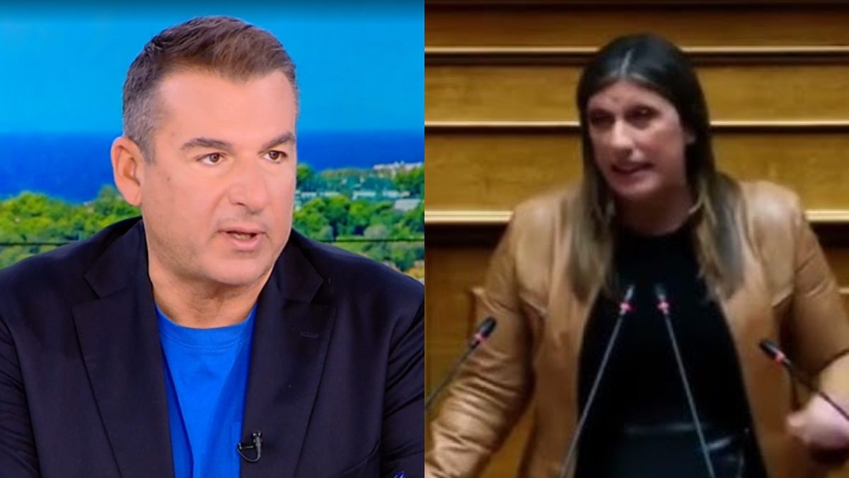 Ο Γιώργος Λιάγκας και η Ζωή Κωνσταντοπούλου