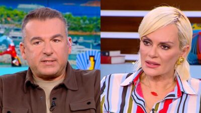 Ο Γιώργος Λιάγκας και η Έλενα Χριστοπούλου