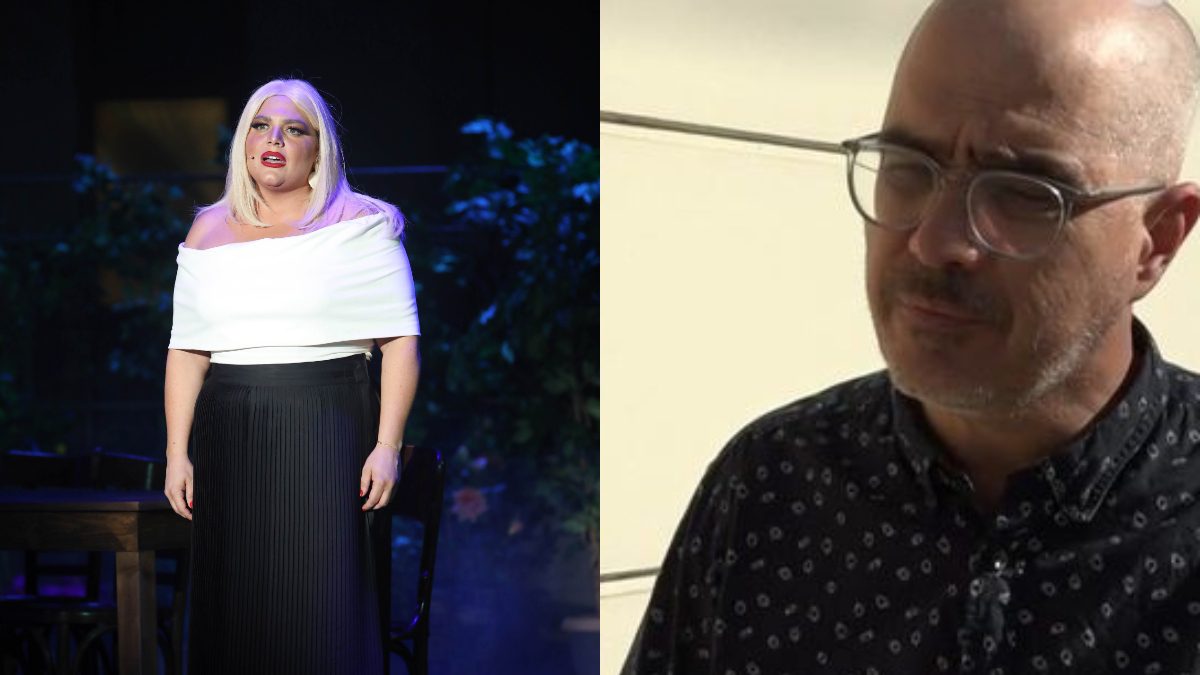 Η Δανάη Μπάρκα και ο Βαγγέλης Χαρισόπουλος