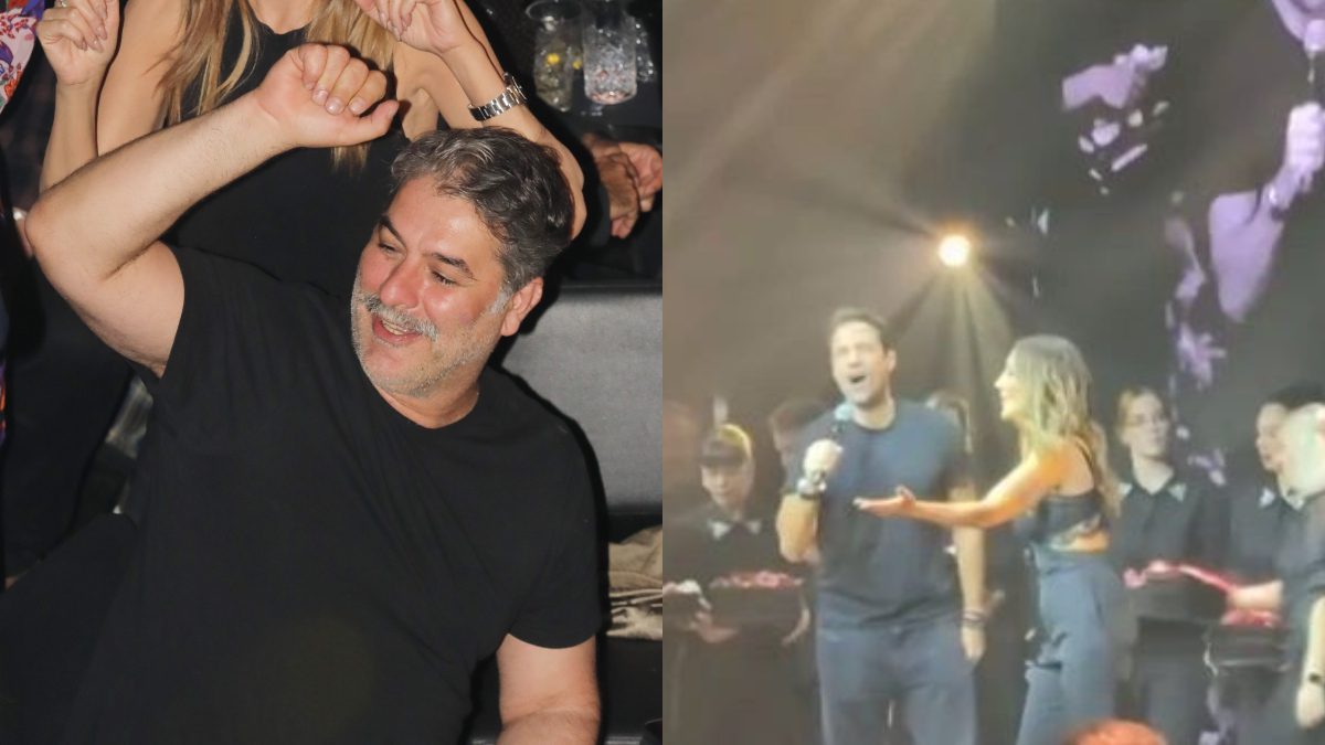 Ο Βασίλης Μπισμπίκης και η Δέσποινα Βανδή