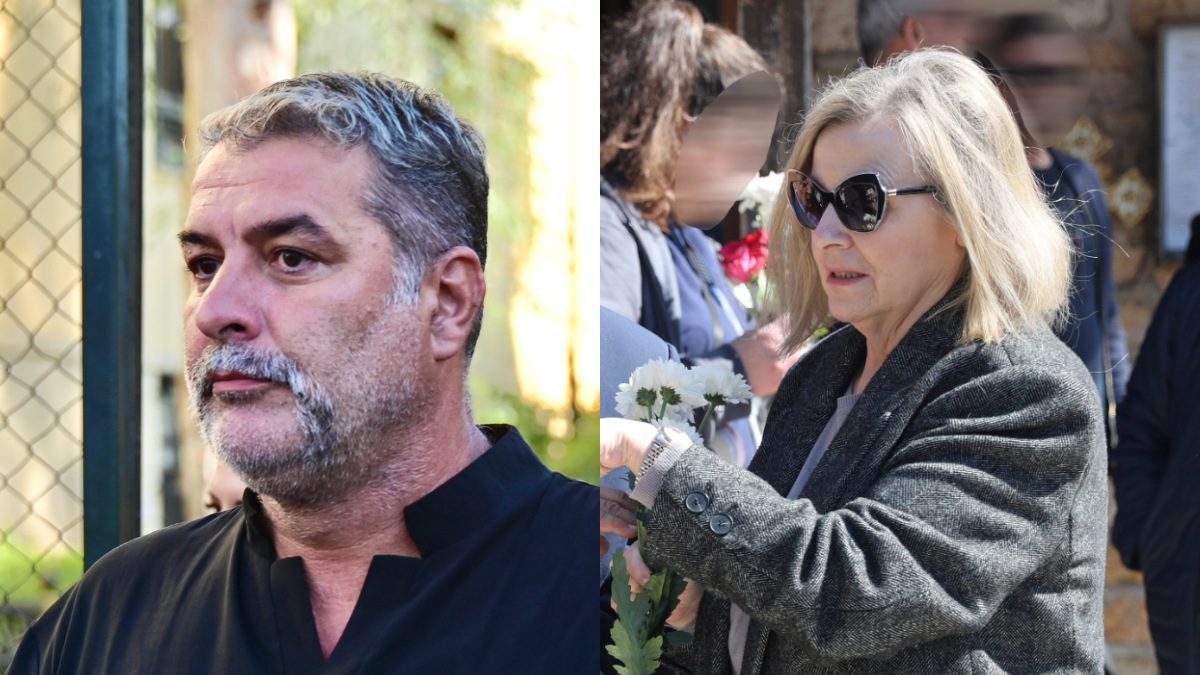 Ο Βασίλης Μπισμπίκης και η Άννα Χατζησοφιά