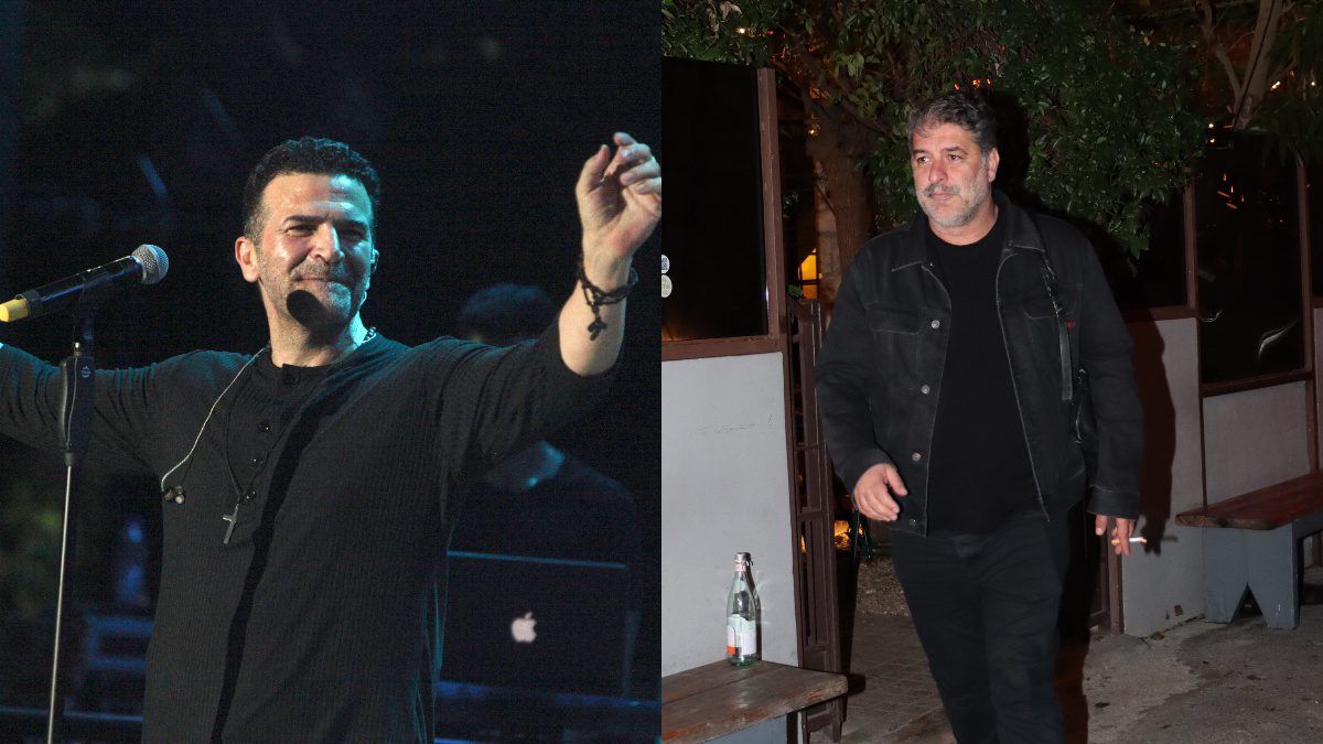 Ο Ηλίας Παλιουδάκης και ο Βασίλης Μπισμπίκης