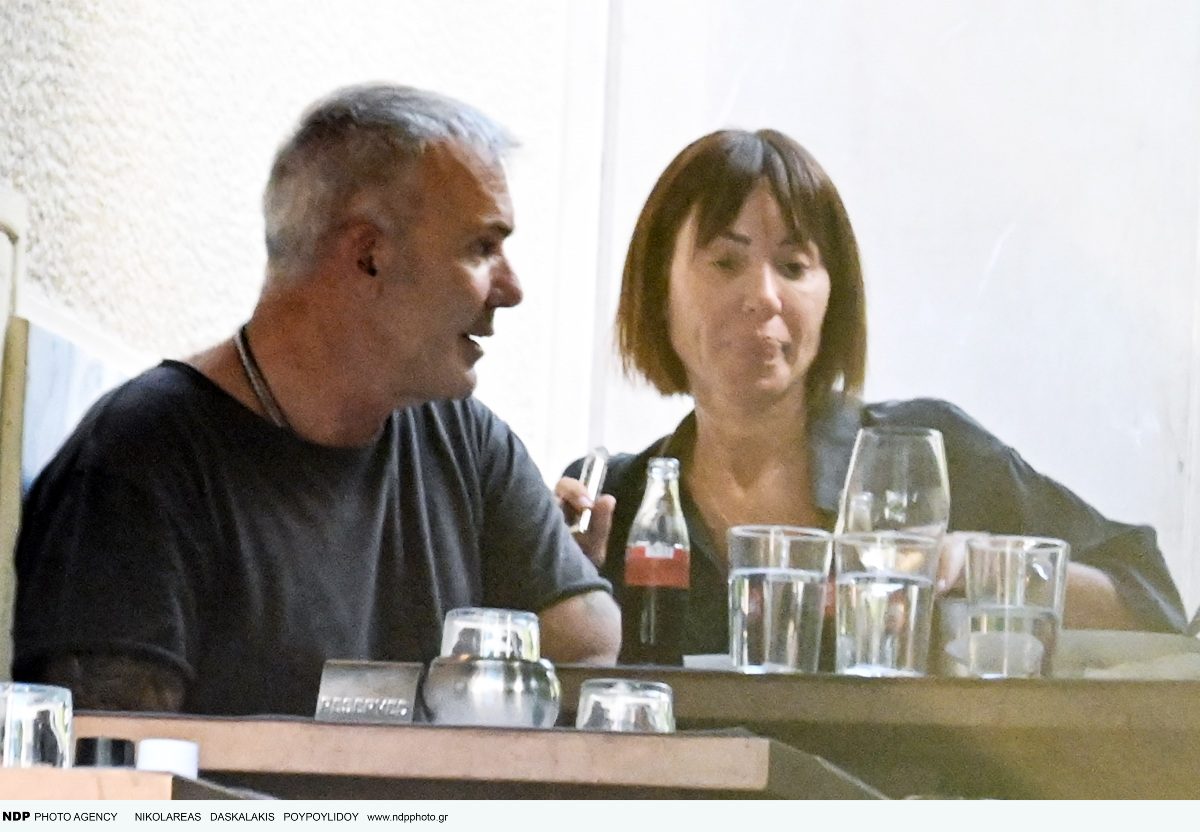 Ο Στέλιος Ρόκκος και η Λέλε Γκόφα στο Κολωνάκι