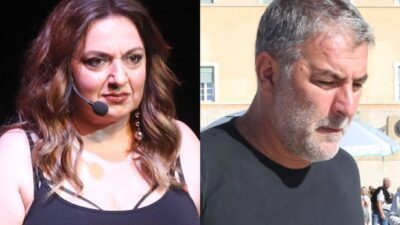 Η Σοφία Μουτίδου και ο Βασίλης Μπισμπίκης