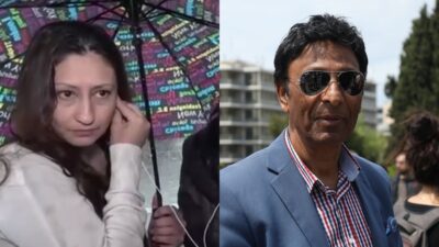 Η σύζυγος του Βασίλη Παϊτέρη και ο ίδιος