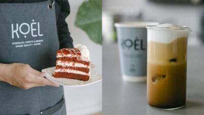 καφές και γλυκό από το sweet koel