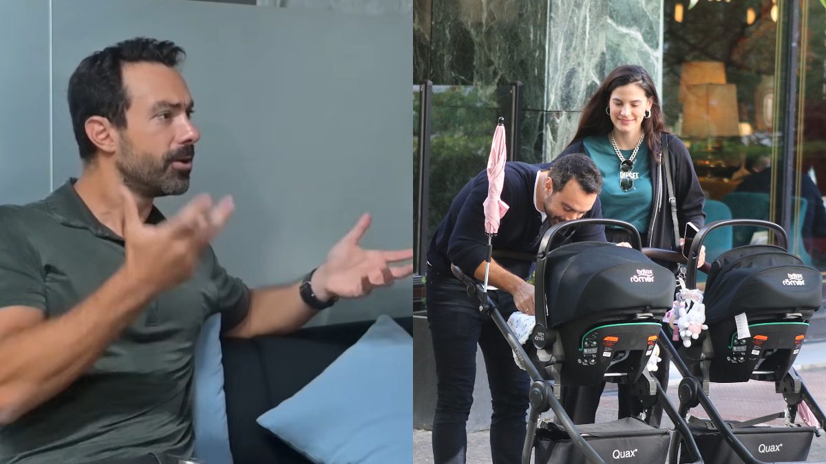 Ο Σάκης Τανιμανίδης, η Χριστίνα Μπόμπα και τα παιδιά τους