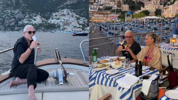 Ο Τάσος Δούσης στο Αμάλφι