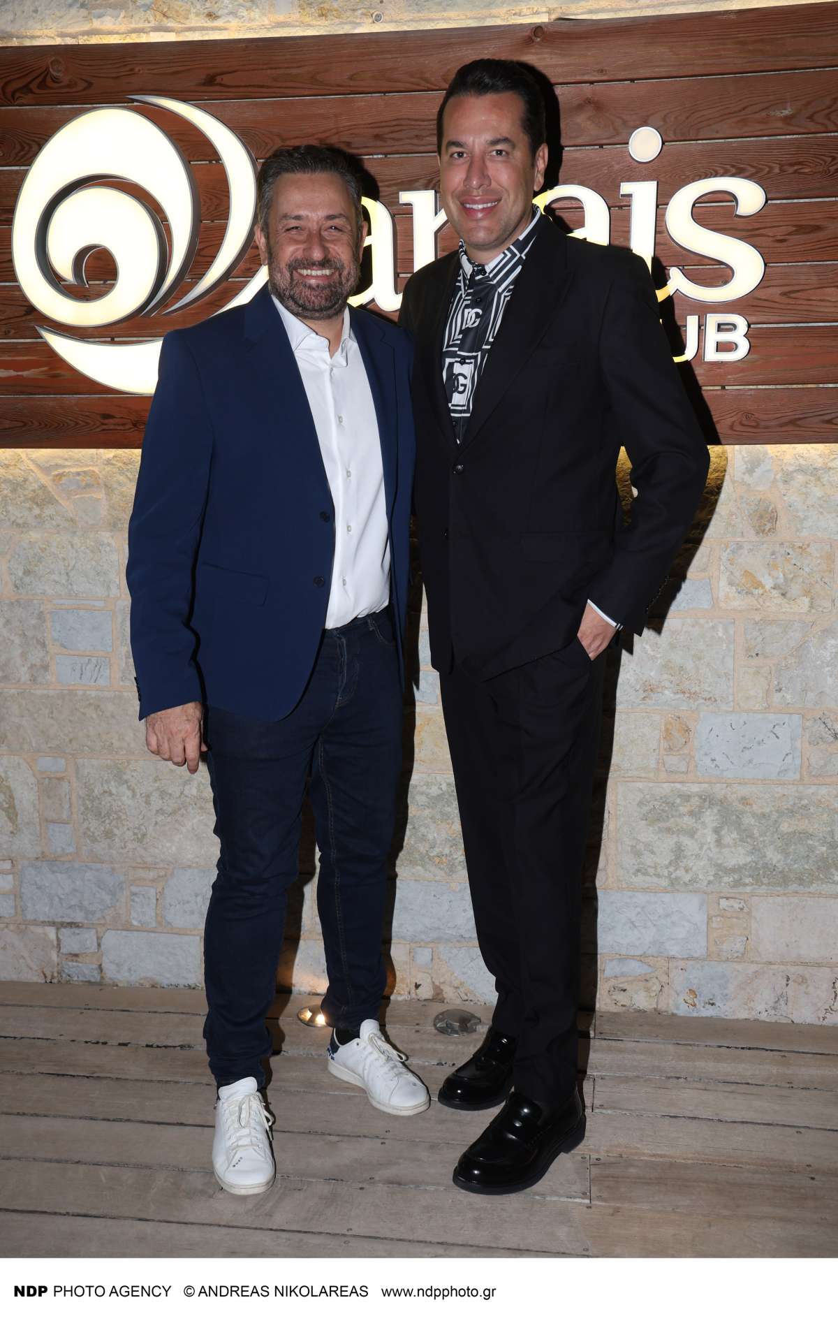 Ο Θέμης Γεωργαντάς στον γάμο του Γιώργου Λιβάνη και της Ανδρομάχης