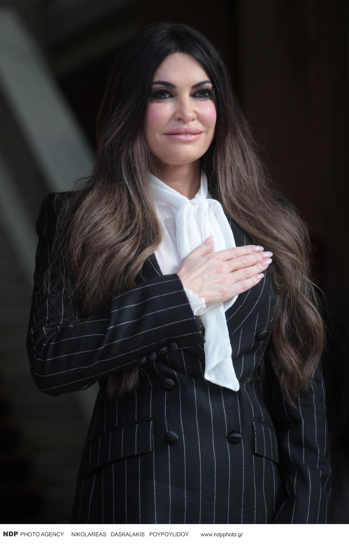 Η Κίμπερλι Γκίλφοϊλ στο Προεδρικό Μεγάρο