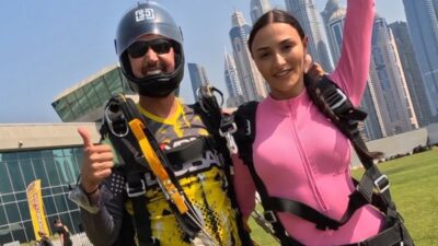 Η Ναυσικά Παναγιωτακοπούλου κάνει ελεύθερη πτώση