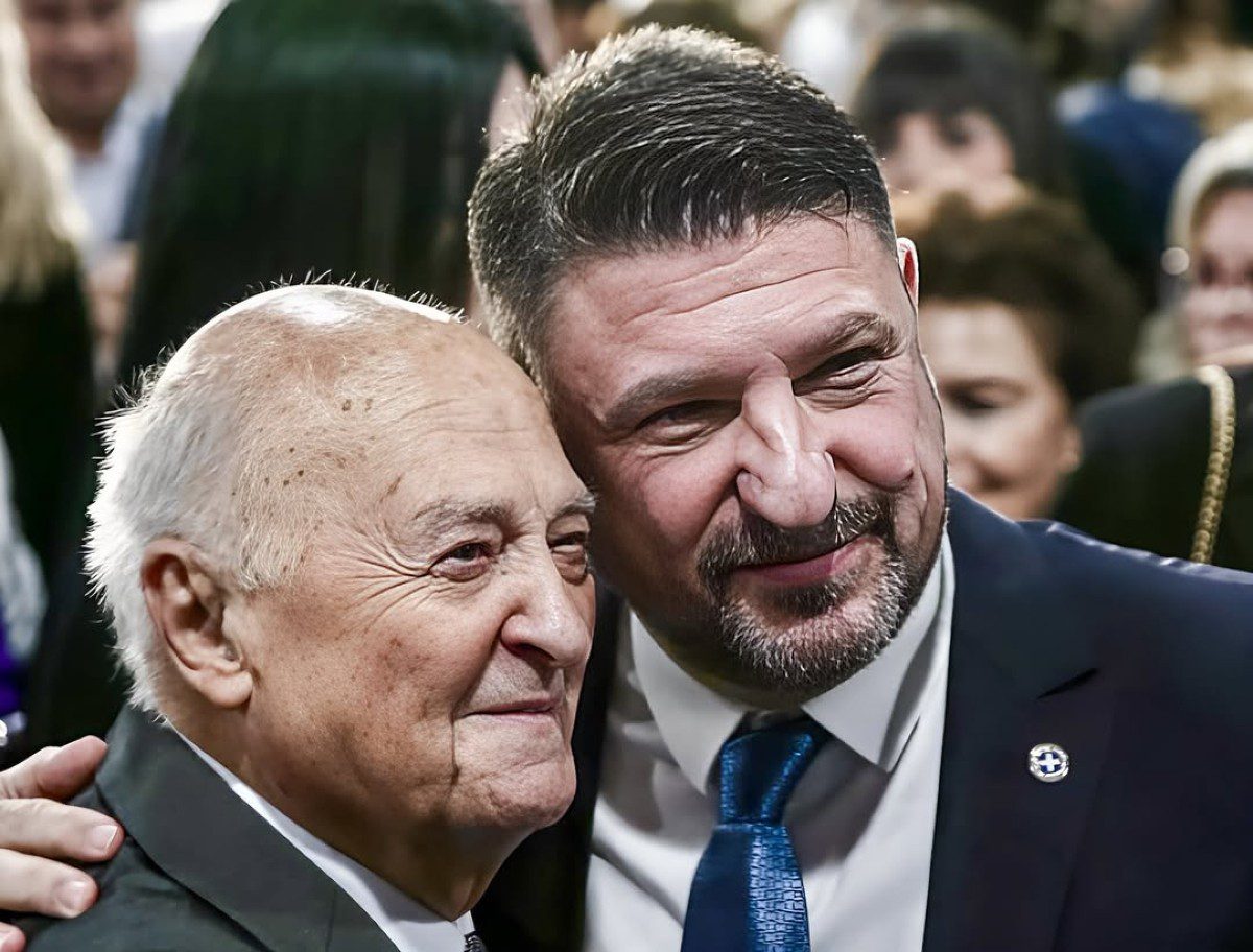 Ο Νίκος Χαρδαλιάς με τον πατέρα του