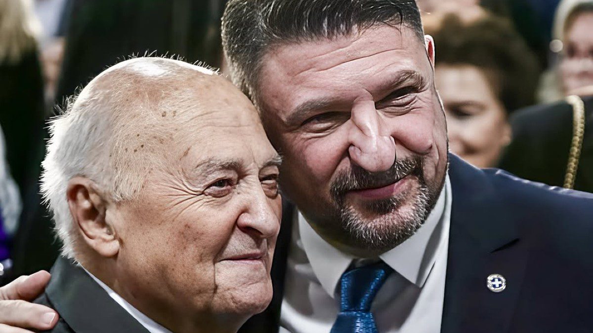 Ο Νίκος Χαρδαλιάς με τον πατέρα του