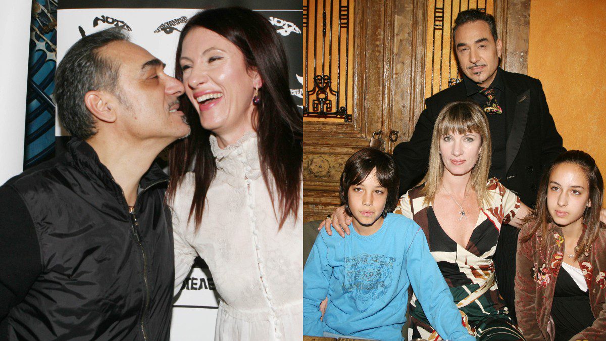 Ο Νότης Σφακιανάκης με τη σύζυγό του Κίλι και τα παιδιά τους