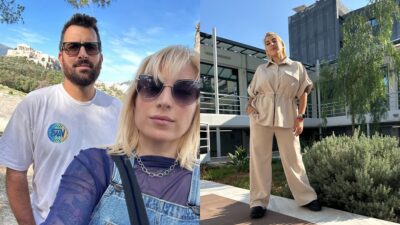 Η Αθηνά Αφαλίδου και ο σύζυγός της