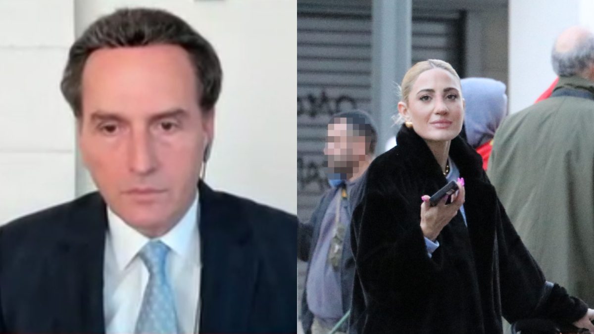 Ο Μιχάλης Δημητρακόπουλος και η Ιωάννα Τούνη