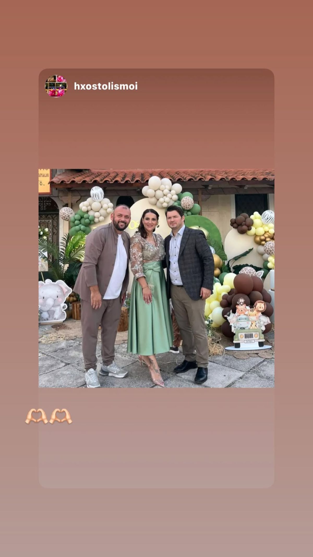 Ο Ιωάννης Απέργης βάπτισε τον γιο του