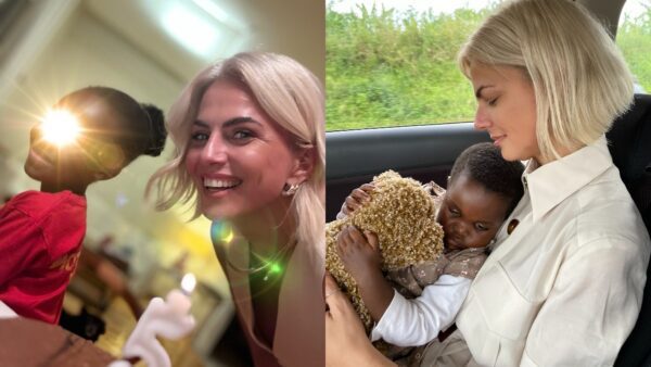 Η Χριστίνα Κοντοβά με την κόρη της, Έιντα