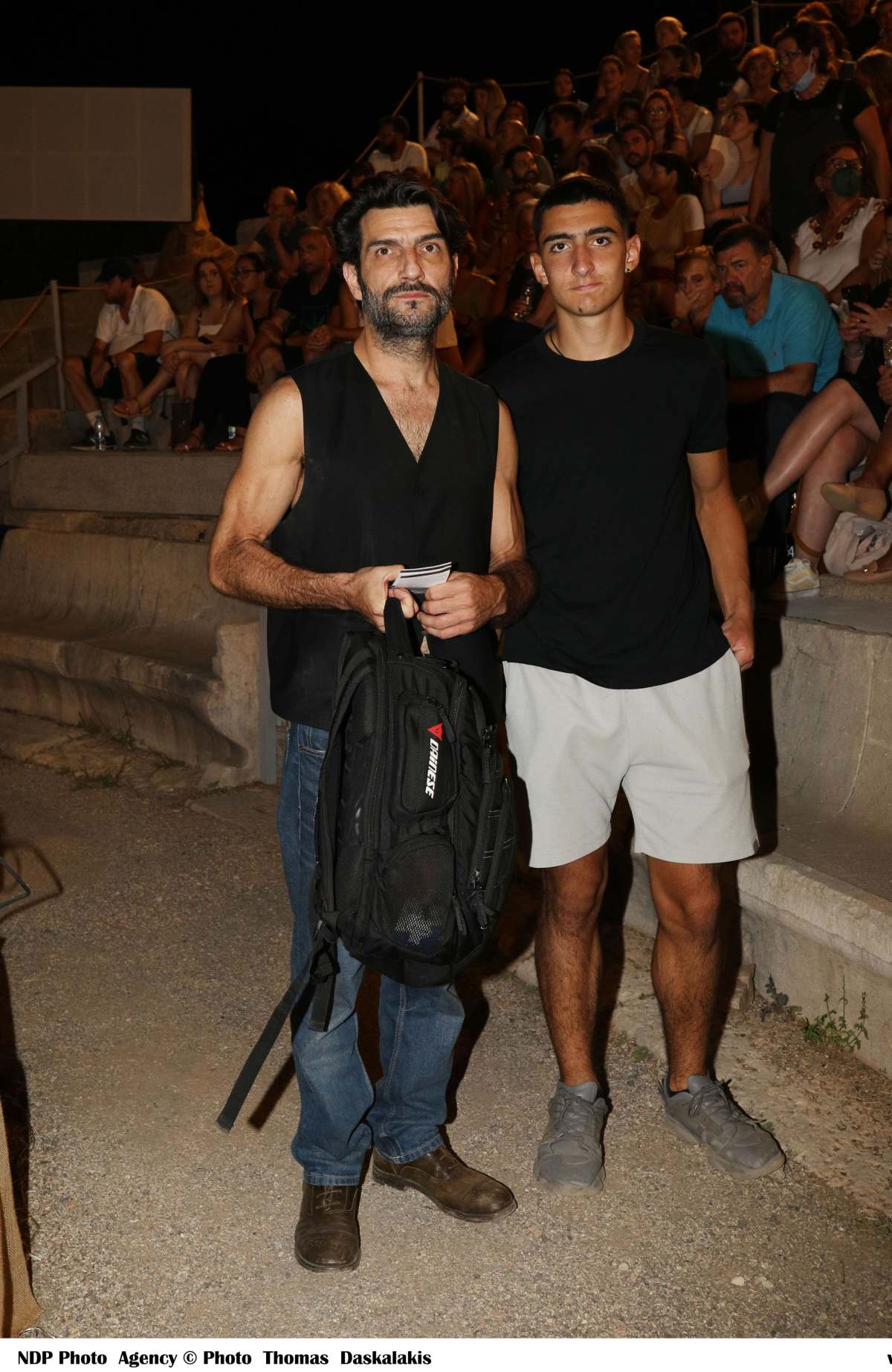 Ο Νίκος Κουρής και ο γιος του