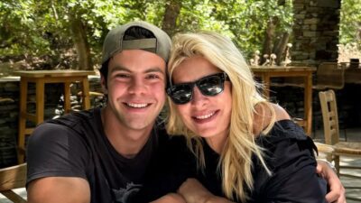 Ο Άγγελος Λάτσιος και η Ελένη Μενεγάκη