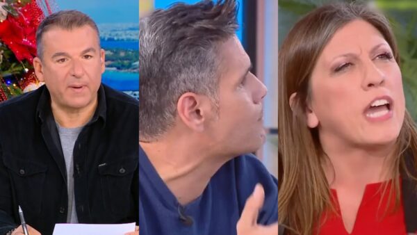 Ο Γιώργος Λιάγκας, ο Δημήτρης Ουγγαρέζος και η Ζωή Κωνσταντοπούλου