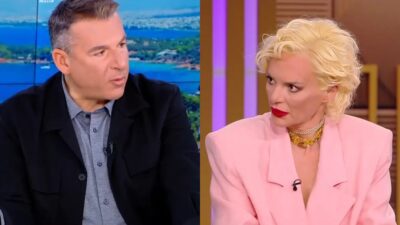 Ο Γιώργος Λιάγκας και η Έλενα Χριστοπούλου