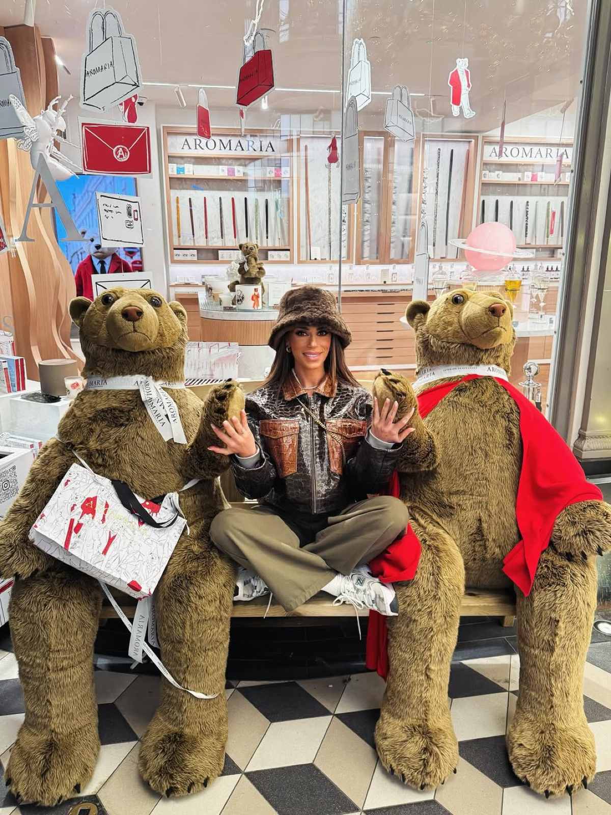 Η Μαρία Αντωνά και ο Γιώργος Λιάγκας στο Λονδίνο