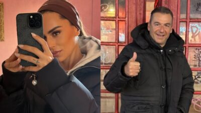 Η Μαρία Αντωνά και ο Γιώργος Λιάγκας στο Λονδίνο