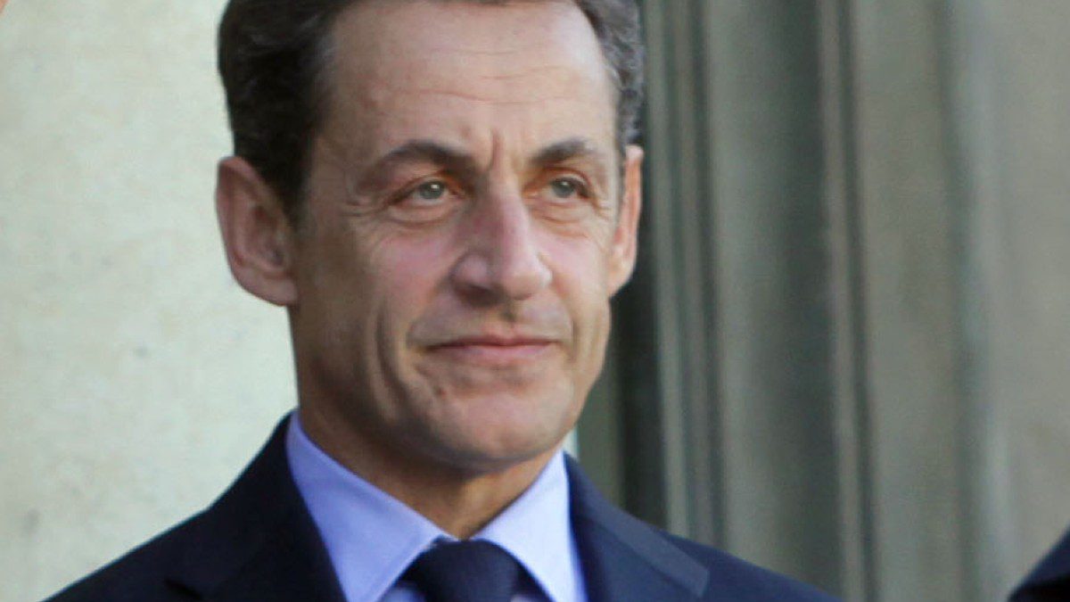 Ο Νικολά Σαρκοζί σε δημόσια εμφάνισή του
