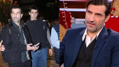 Ο Νίκος Κουρής και ο γιος του