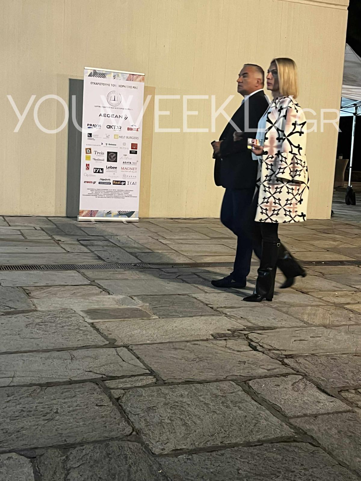 Ο Γιάννης Ντσούνος και η σύζυγός του