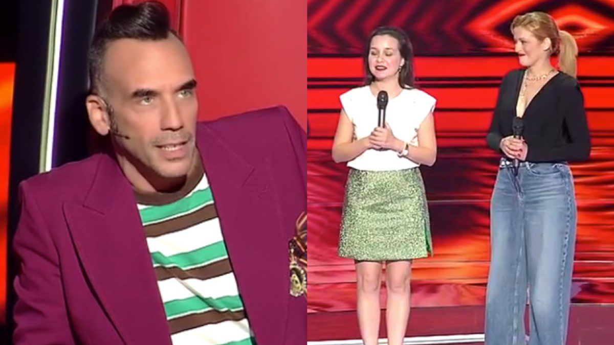 Ο Πάνος Μουζουράκης και η Αρετή Κετιμέ στο The Voice