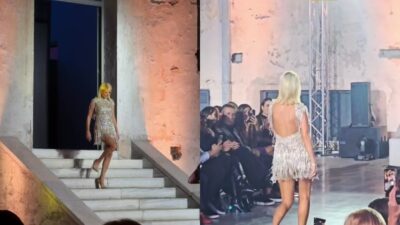 Η Φαίη Σκορδά στην πασαρέλα