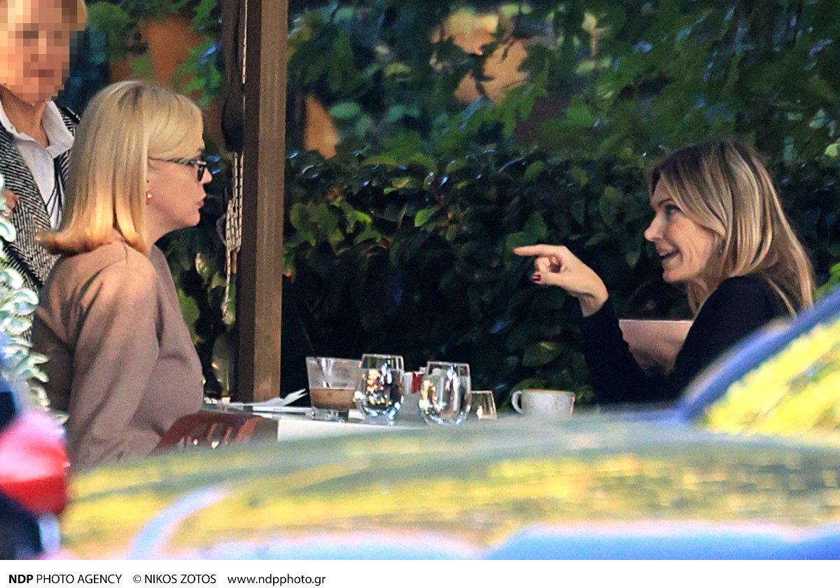 Η Σάσα Σταμάτη και η Εύα Καϊλή στην Κηφισιά