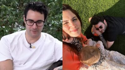 Ο Ίαν Στρατής, η Μαίρη Συνατσάκη και η κόρη τους